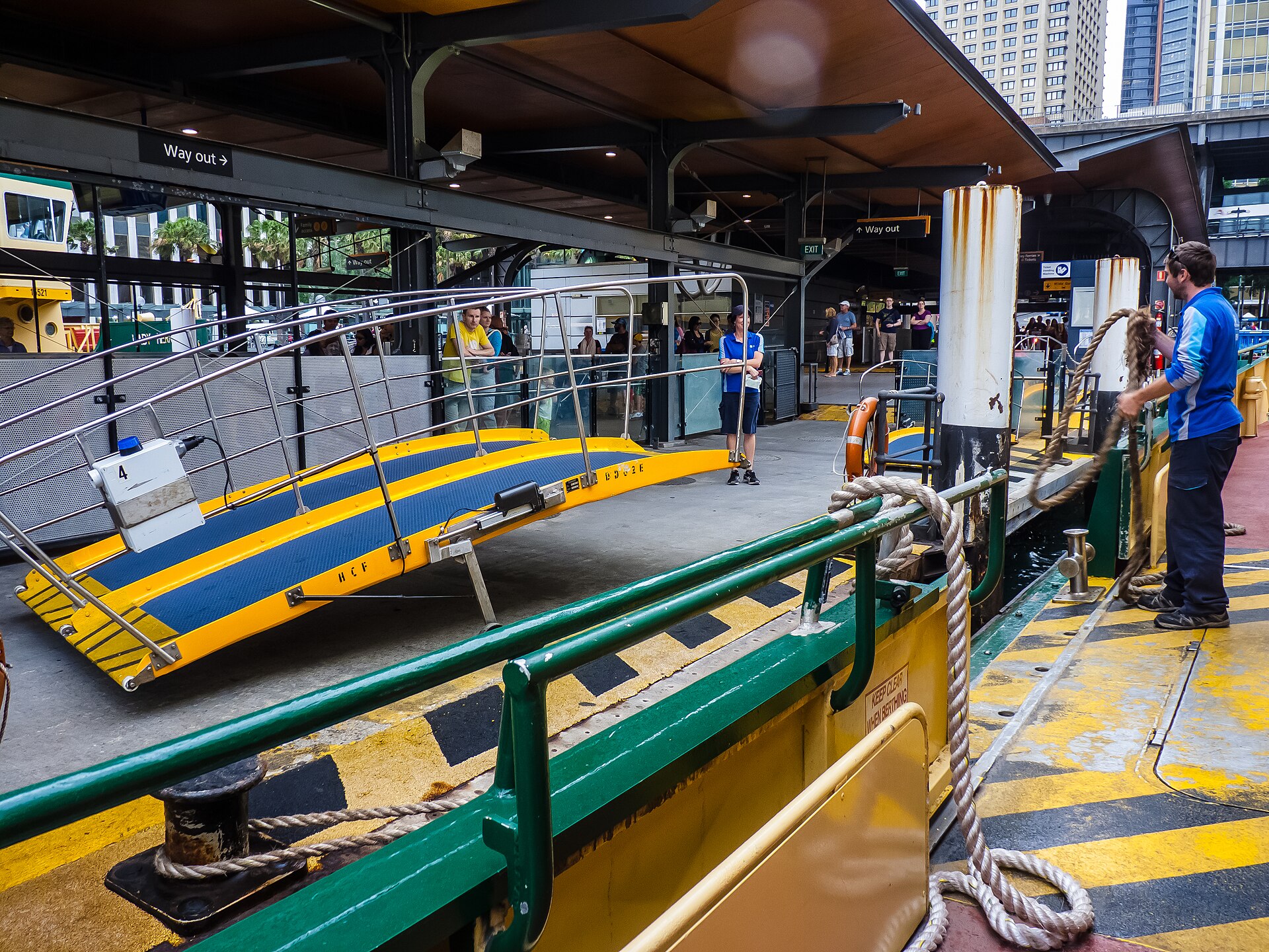 Sydney ferry accessible boarding
