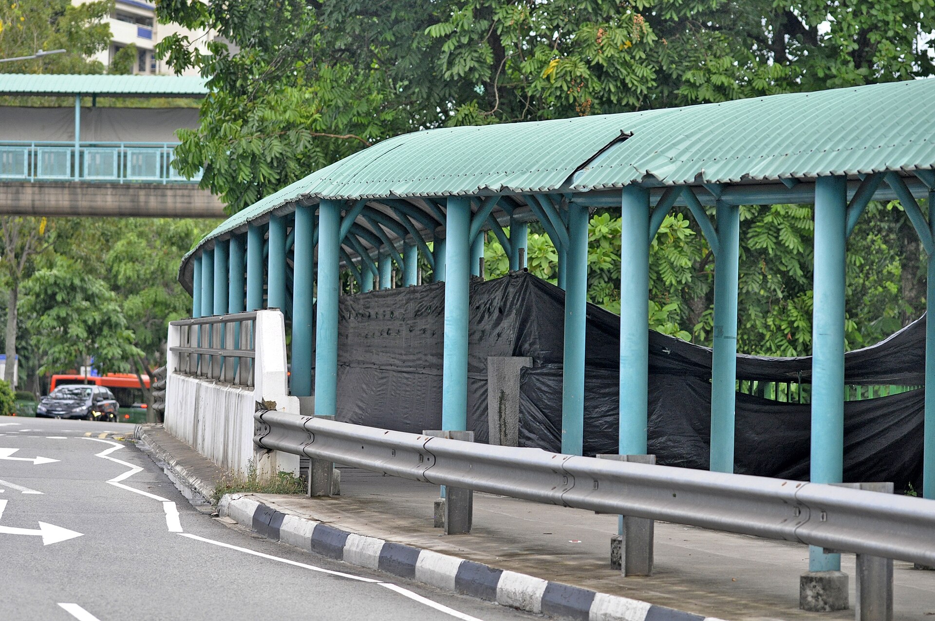 Singapore covered walkway
