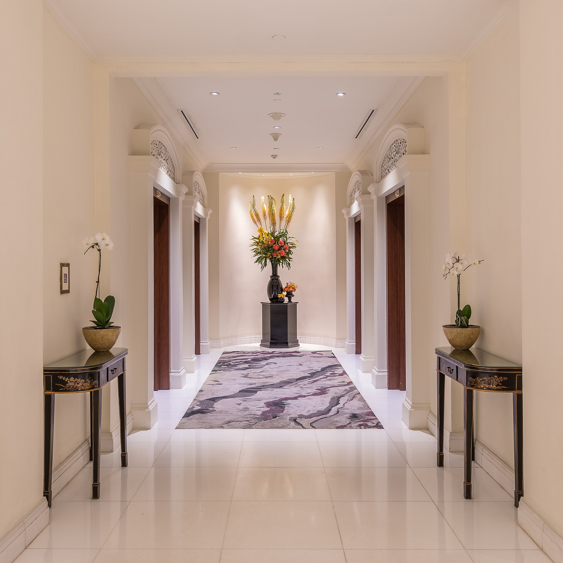 Singapore hotel lobby modern