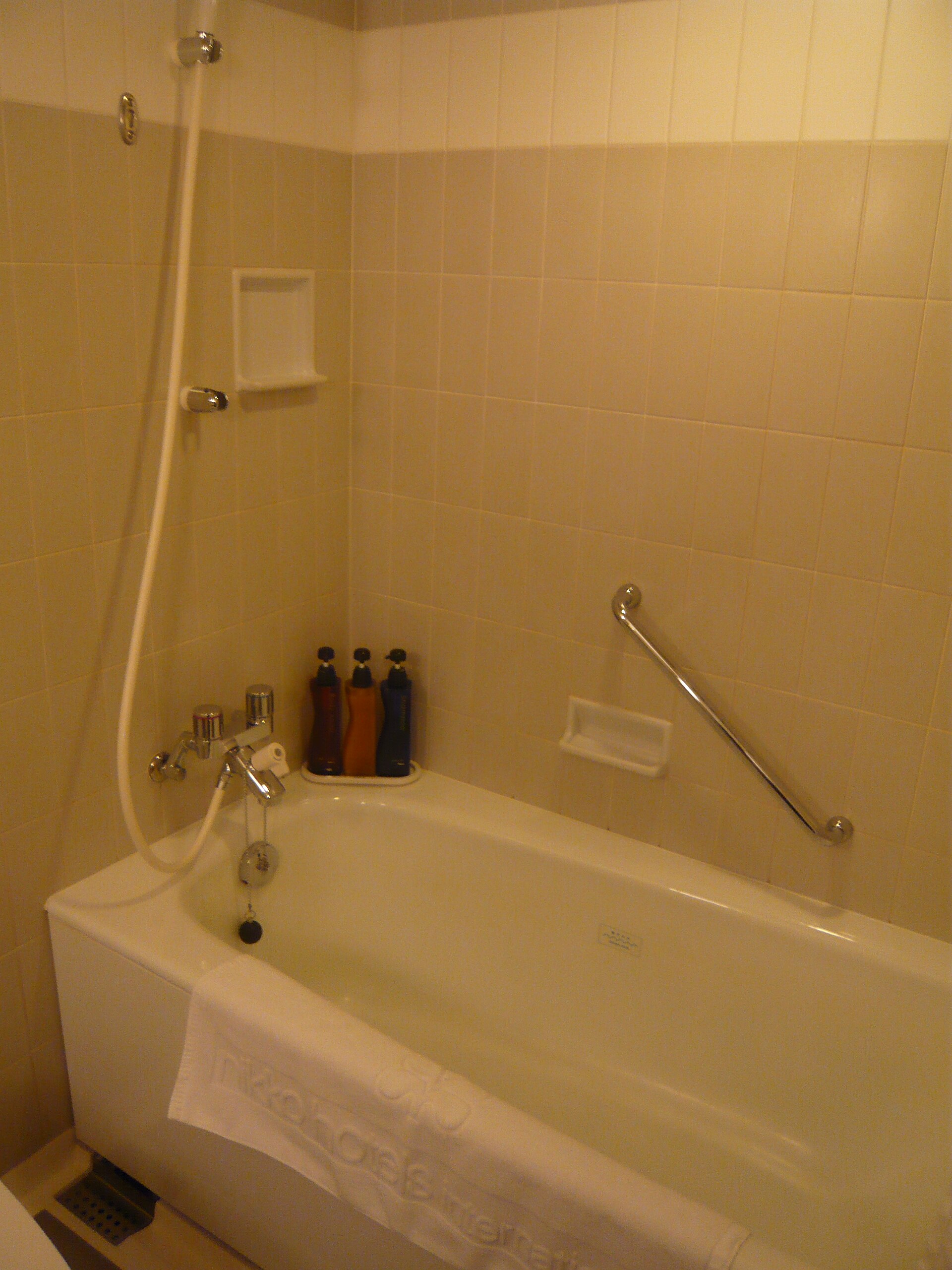 Japanese hotel accessible bathroom