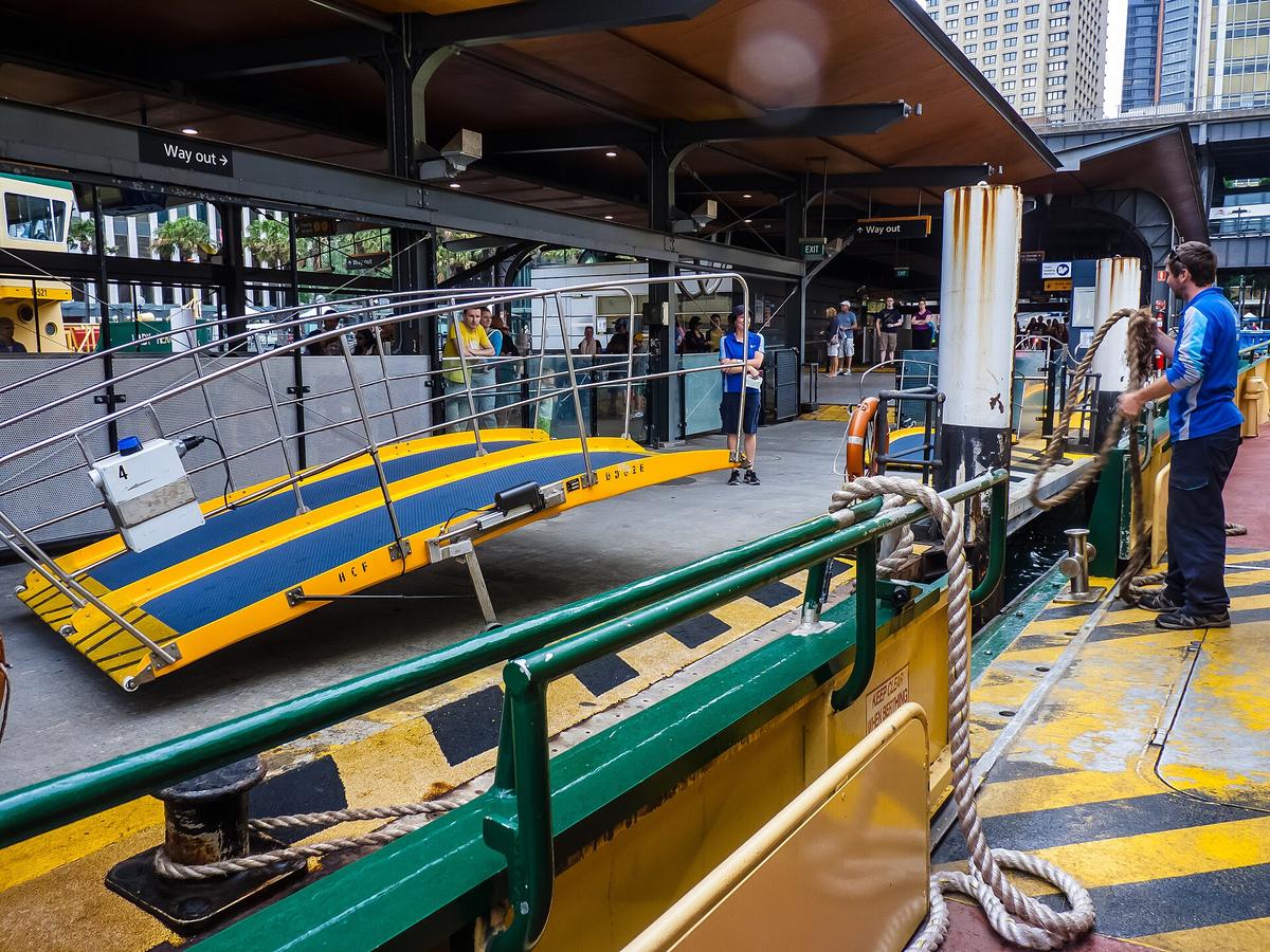 Sydney ferry accessible boarding