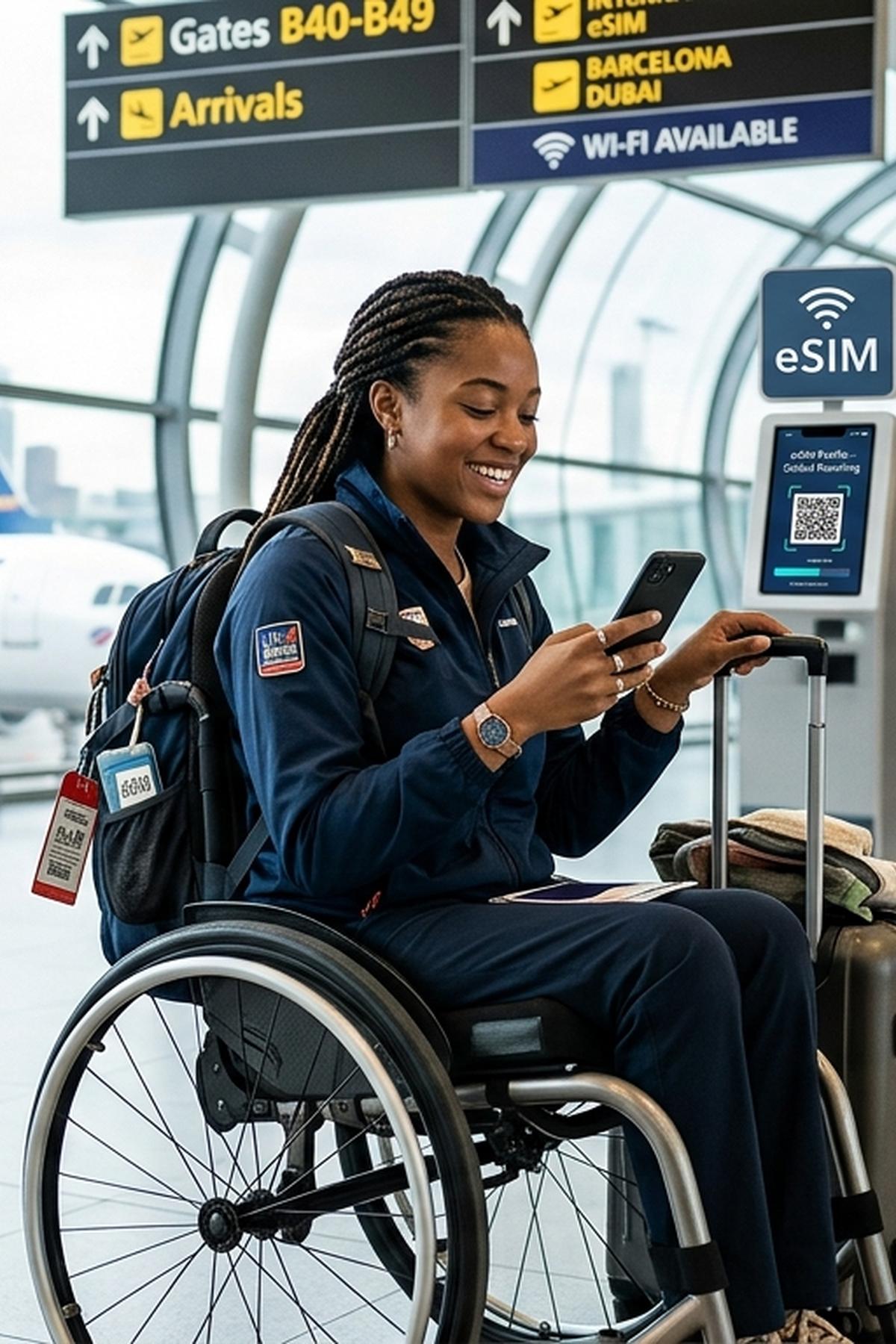 Mobile Data Planning for Wheelchair Users Traveling Abroad With eSIM